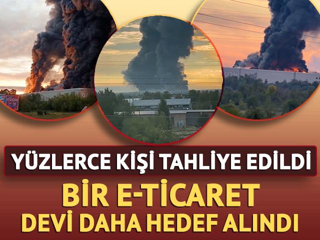 Bir e-ticaret devi daha hedef alındı! Y&uuml;zlerce kişi tahliye edildi