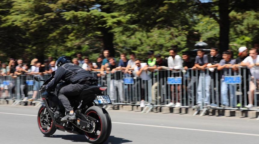 Ergan Motofest&rsquo;te drag heyecanı