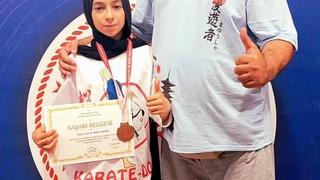 Erzincanlı sporcu Albayrak Türkiye üçüncüsü oldu