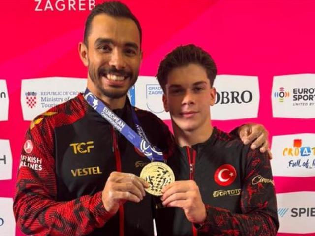 Milli cimnastik&ccedil;i Ferhat Arıcan, Avrupa ikincisi oldu