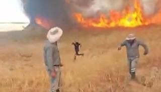Malatya&rsquo;da korkutan anız yangını