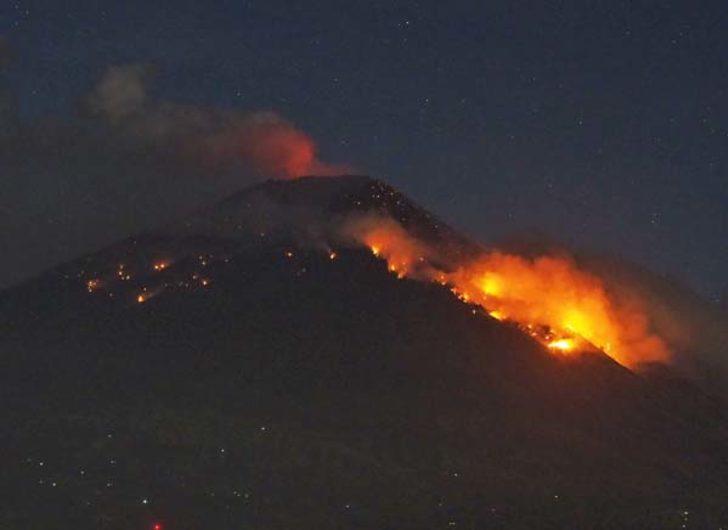 Yanardağda patlama: 7 dakika sürdü, 2000 metreye yükseldi G5