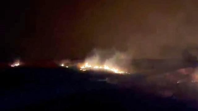 Elazığ’da dağlık alanda çıkan yangın söndürüldü