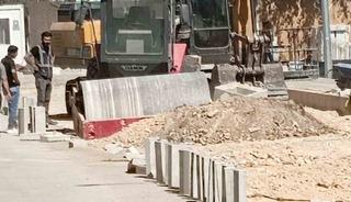 İnşaat iş&ccedil;isi silindirin &ccedil;arpması sonucu yaralandı