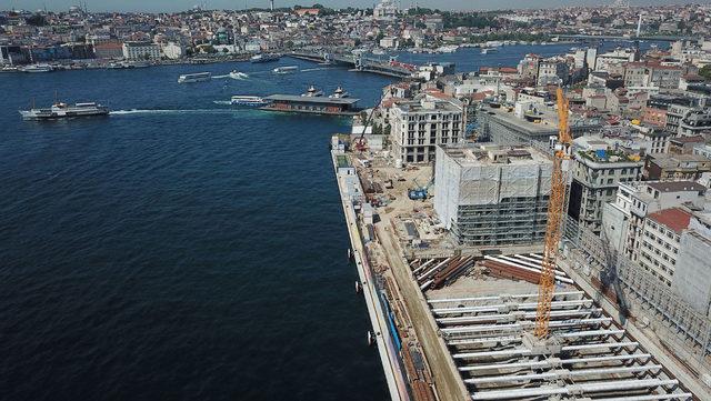 Galataport Projesi'nde İstanbul Modern'in eski binası yıkıldı