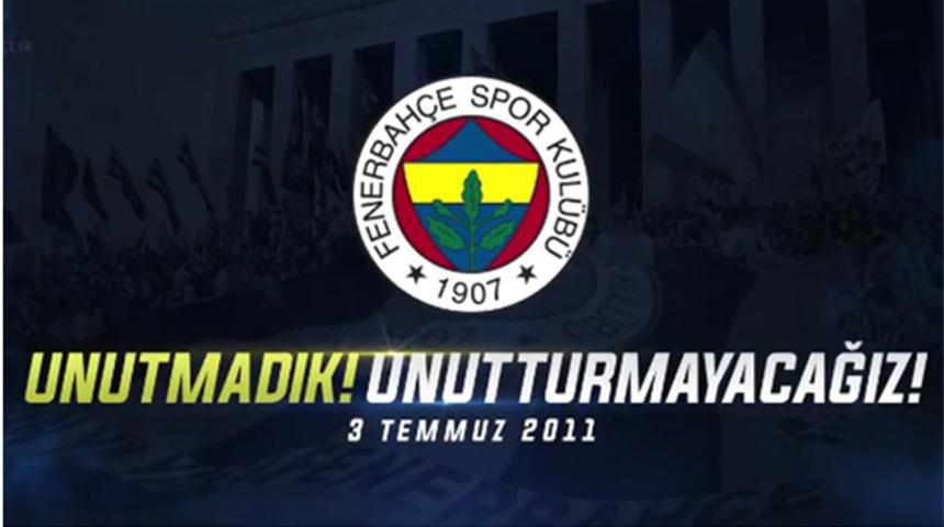 Fenerbahçe'den 3 Temmuz paylaşımı