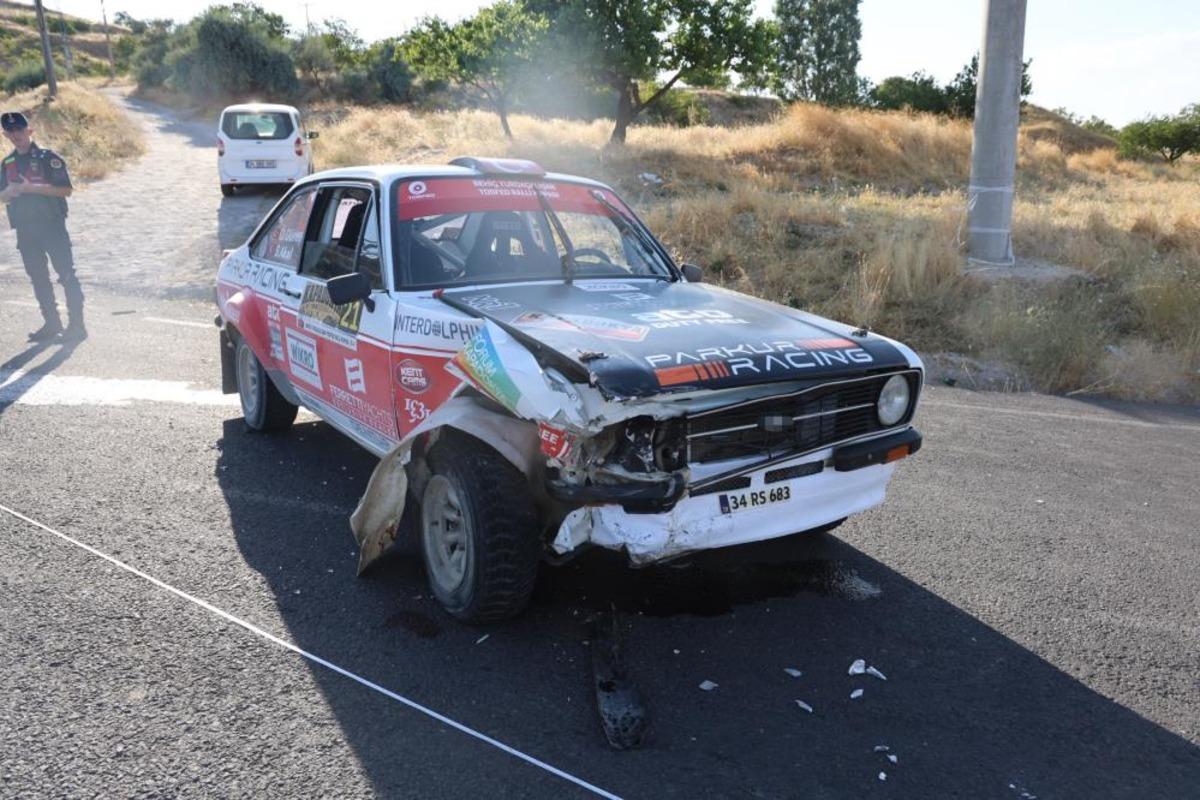 Kapadokya Rallisi nde kaza: 3 yaralı 2