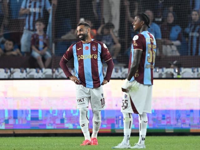 Trabzon'da Salah şov! Duble yaptı, galibiyeti getirdi
