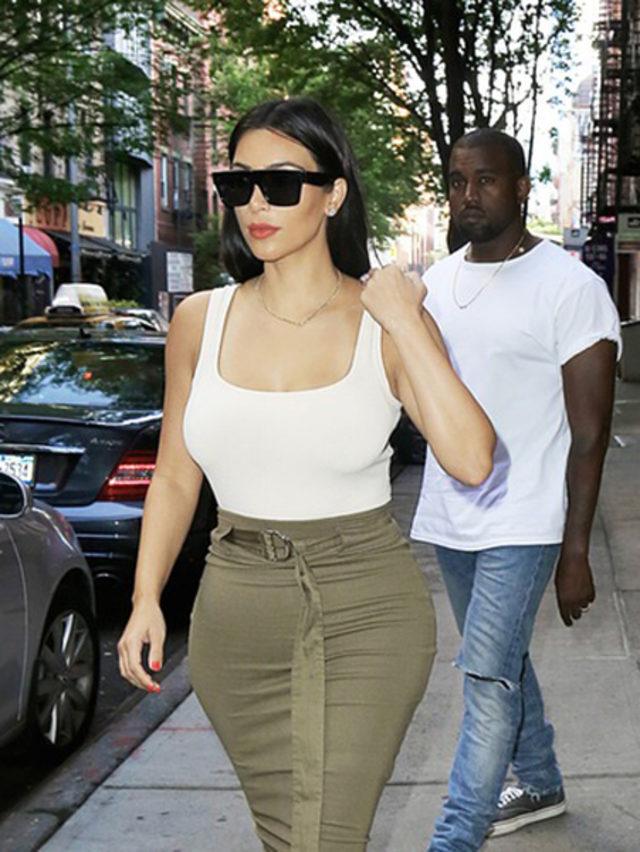 Kim Kardashian ın en sevdiği stili 9