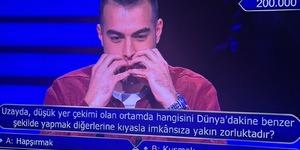 Milyoner&rsquo;de 200 bin TL&rsquo;lik soru g&uuml;ndem oldu: Hangisini uzayda yapmak zordur? İşte cevabı...