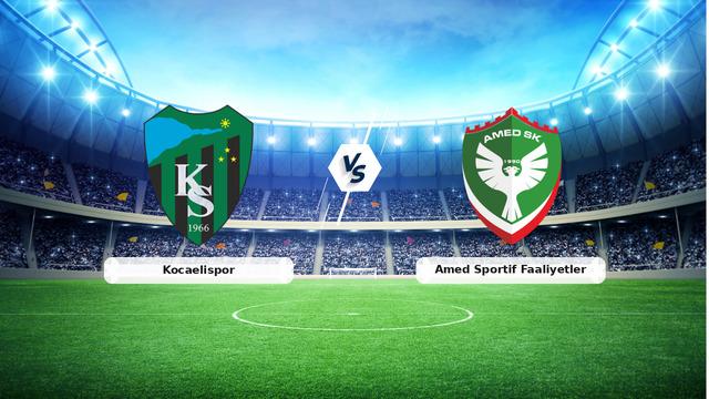 CANLI | Kocaelispor - Amed Sportif Faaliyetler maç anlatımı! Maç ne zaman? Saat kaçta ve hangi kanalda? - 24 Ağustos 2026