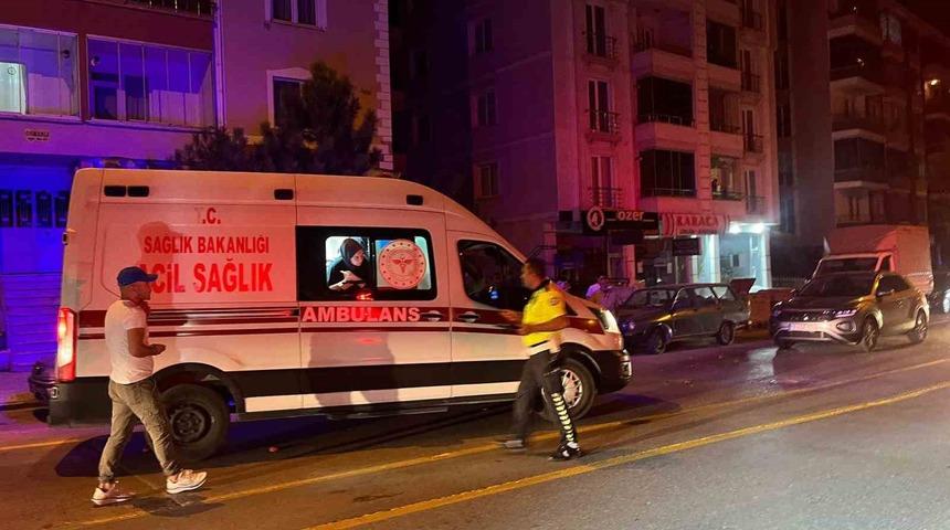 &Ccedil;orum&rsquo;da otomobilin &ccedil;arptığı yaya yaralandı