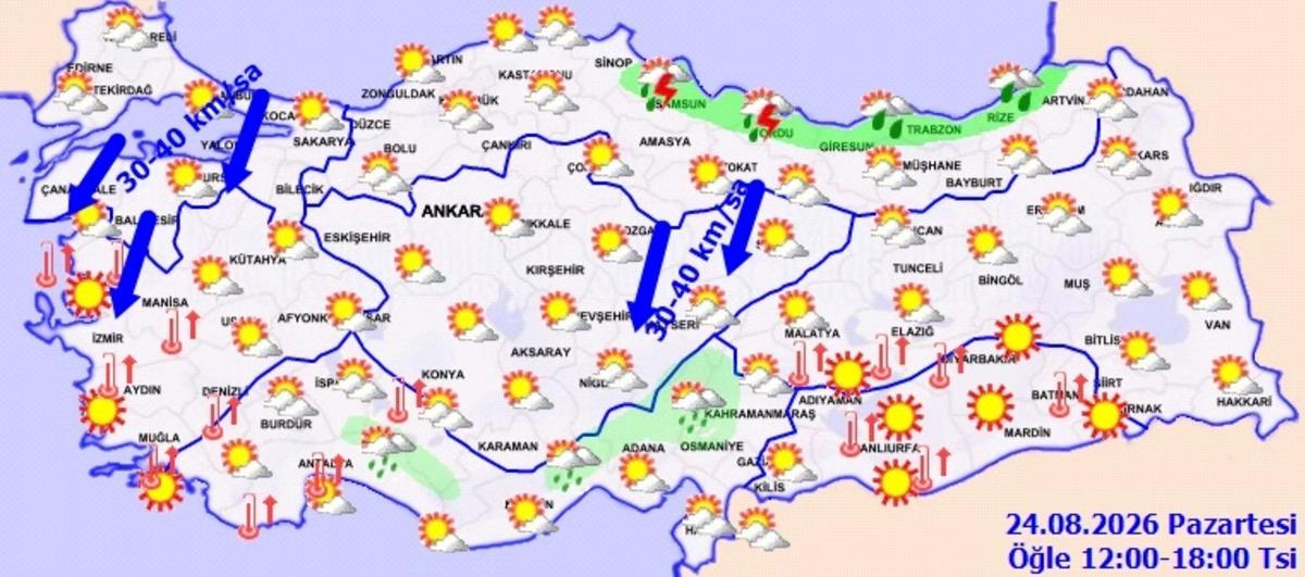 MGM yeni hafta raporunu yayımladı: Bugün başlıyor 5 gün sürecek! İstanbullulara poyraz ferahlığı 4