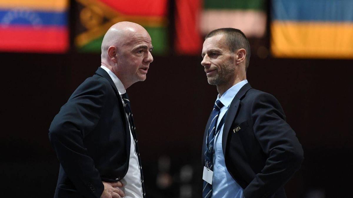 Ceferin den Infantino ya istifa &ccedil;ağrısı! Kararını a&ccedil;ıkladı 2