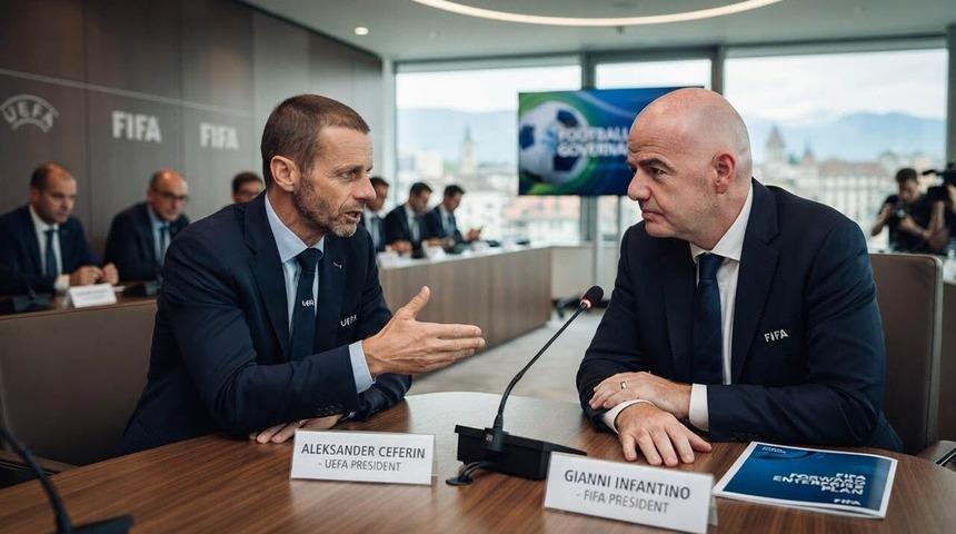 Ceferin'den Infantino'ya istifa &ccedil;ağrısı! Kararını a&ccedil;ıkladı