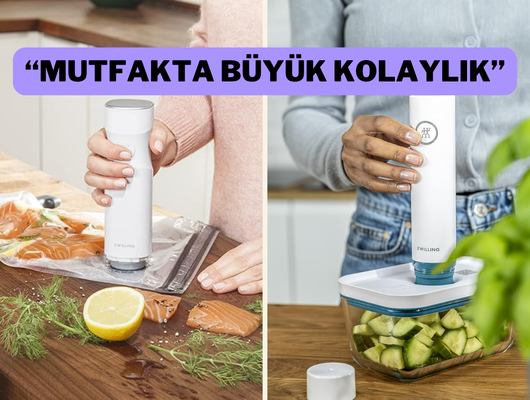 Zwilling Vakum Seti'nde sepette ek indirim kupon fırsatını ka&ccedil;ırmayın