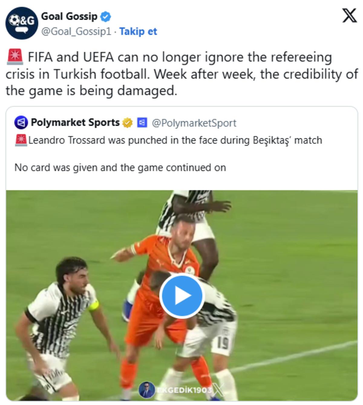 "Yüzüne yumruk atıyorlar" Beşiktaş ın yıldızı Trossard a yapılan o hareket dünyada gündem oldu! 4