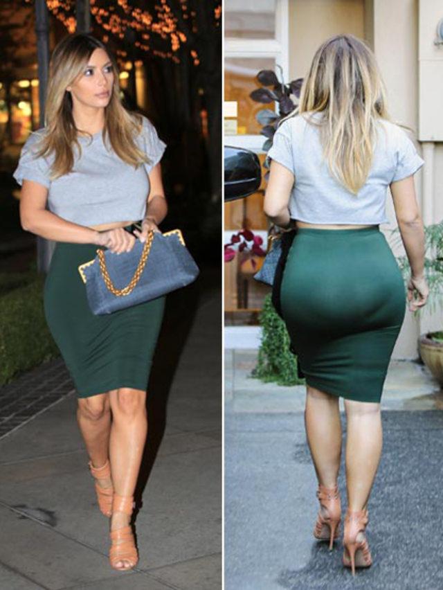 Kim Kardashian ın en sevdiği stili 16
