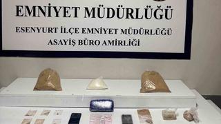 Esenyurt’ta düzenlenen operasyonda 7,5 kilo uyuşturucu geçirildi