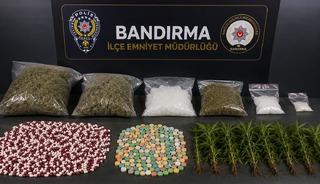 Bandırma&rsquo;da 8 ayda 21 kilodan fazla uyuşturucu ele ge&ccedil;irildi