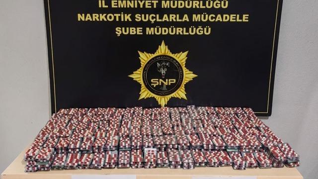 Şanlıurfa’da 13 bin uyuşturucu hap ele geçirildi