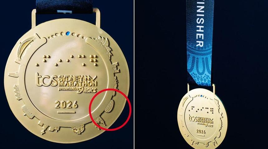 Sidney Maratonu organizat&ouml;rleri, madalyalarda yapılan hatayı kabul etti