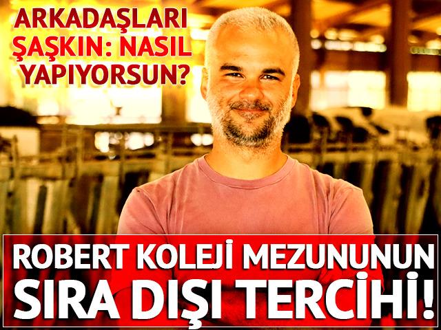 Robert Kolej'inden &ccedil;iftliğe: 3 bin 100 başlık hayvancılık başarısı
