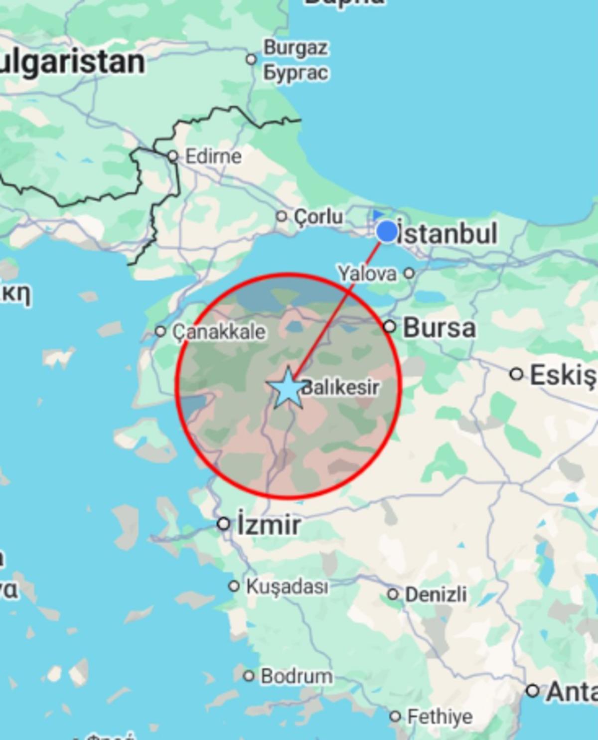 SON DAKİKA  | Balıkesir ve &ccedil;evre illerde hissedilen deprem! AFAD dan a&ccedil;ıklama geldi 1