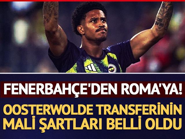 Oosterwolde Roma'ya! Transferin mali şartları belli oldu