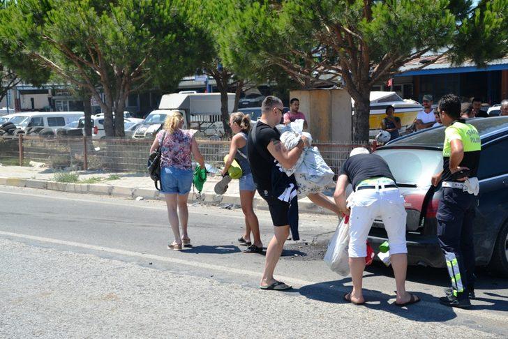 Ayvalık'ta kaza: 4'ü Sırp tatilci, 5 yaralı
