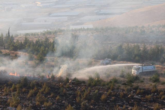 Gaziantep'te çam ormanı yangını