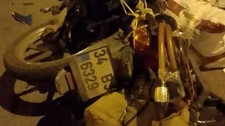 Anadolu Otoyolu'nda kamyona çarpan motosikletli öldü