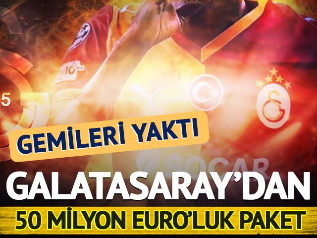 Galatasaray'dan transferde b&uuml;y&uuml;k koz! 50 milyon Euro masada