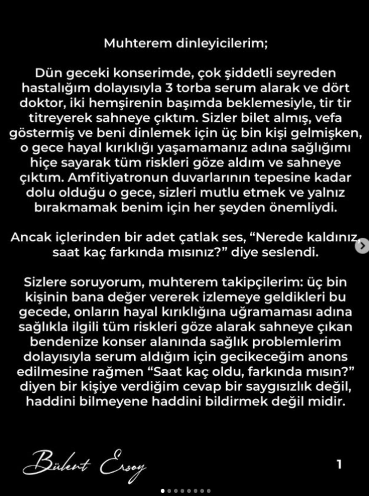 Küfür edip konserden kovmuştu! Bülent Ersoy sessizliğini bozdu! Haddini bildirdim 3