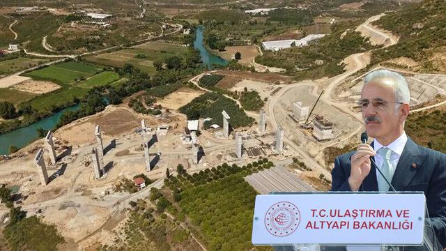 Bakan Uraloğlu açıkladı: 2,5 saat süren yol 36 dakikaya düşüyor