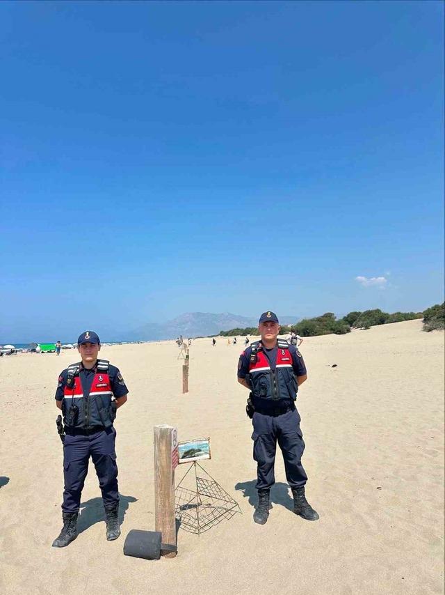 Kaş’ta Caretta Caretta yuvalama alanları jandarma korumasında 1