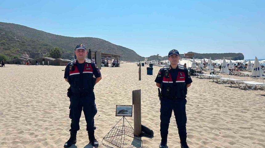 Kaş&rsquo;ta Caretta Caretta yuvalama alanları jandarma korumasında