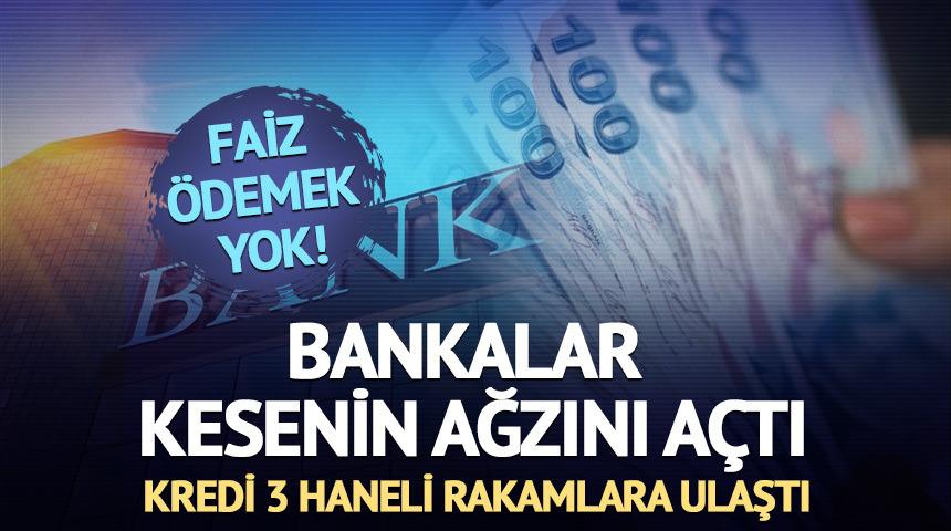 Bankalar yarışa girdi: 140 bin TL'ye kadar 0 faizli kredi fırsatı!