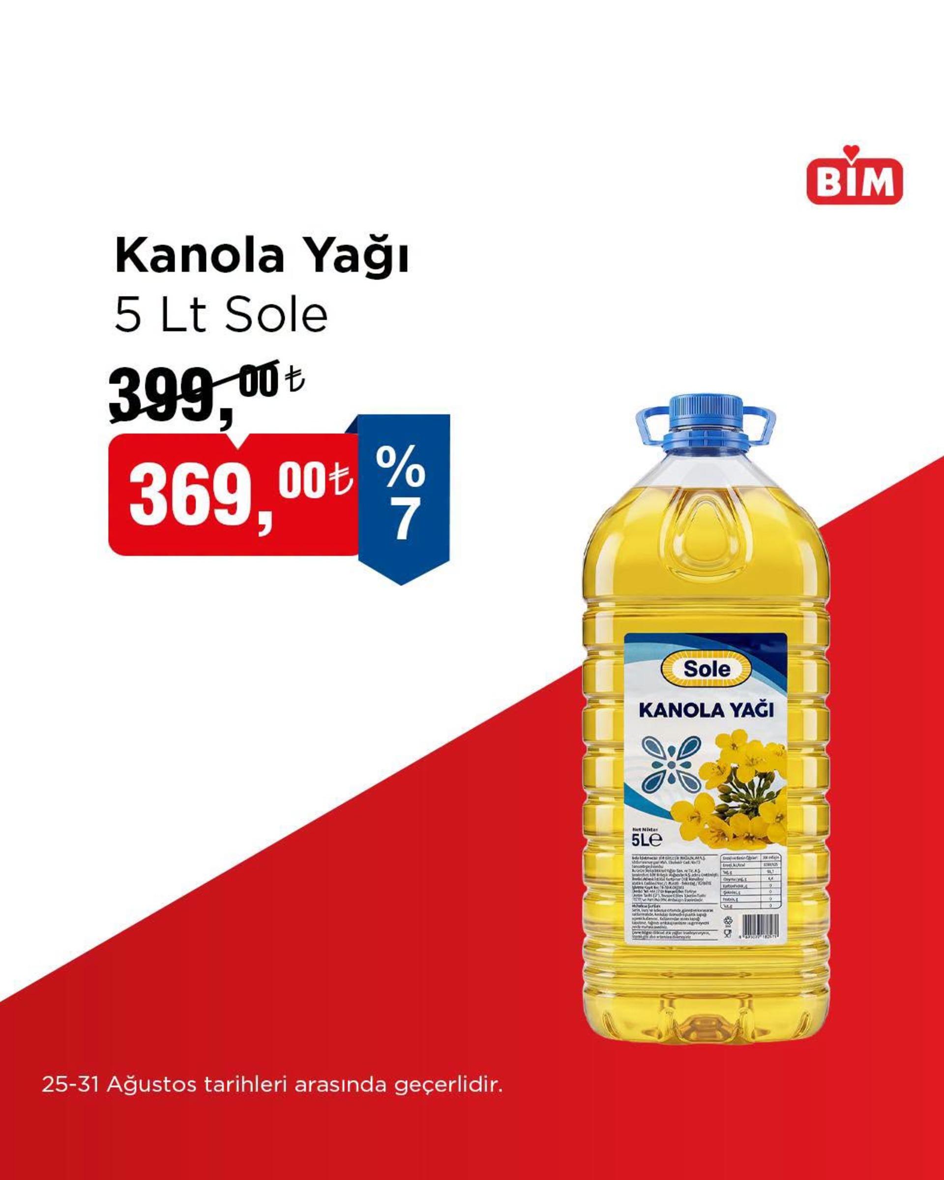 25 Ağustos - 31 Ağustos