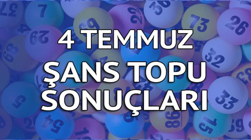 Şans Topu sonuçları 4 Temmuz: Tahminler tutmadı, ikramiye ikiye katlandı!