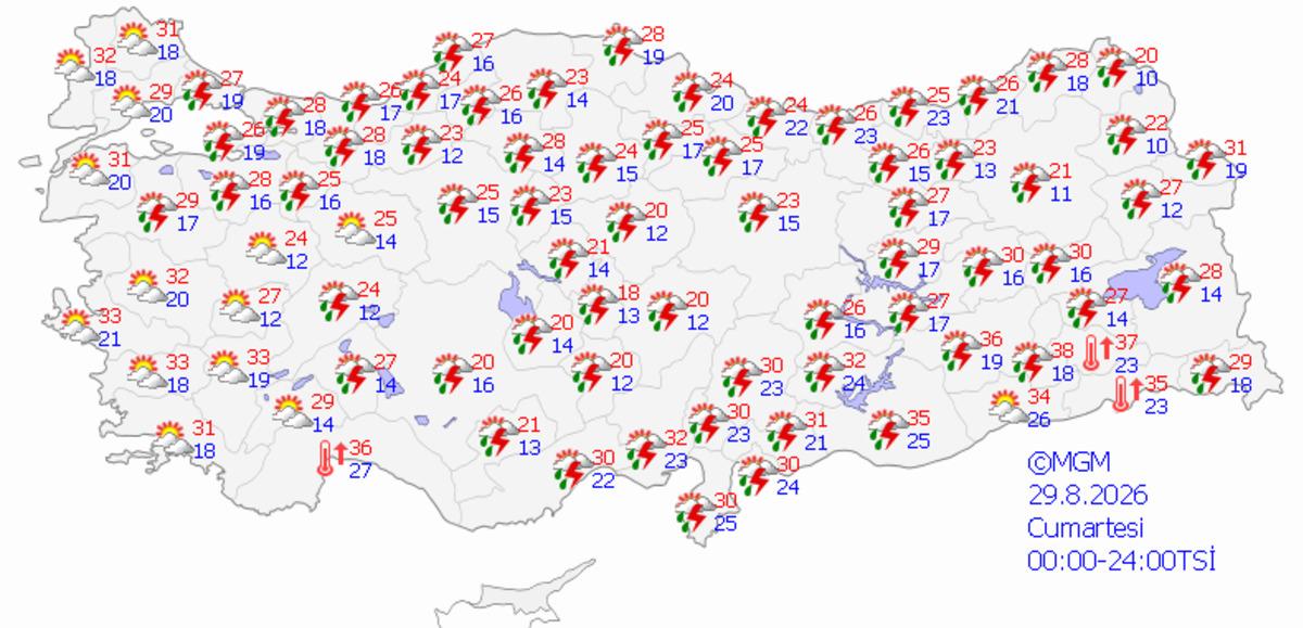 Meteoroloji uyardı: T&uuml;rkiye ye serin ve yağışlı hava geliyor! Bu tarihlere dikkat 3
