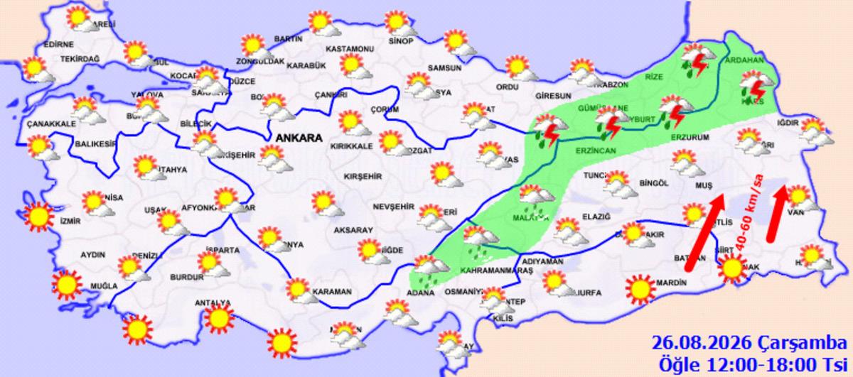 Meteoroloji uyardı: T&uuml;rkiye ye serin ve yağışlı hava geliyor! Bu tarihlere dikkat 1