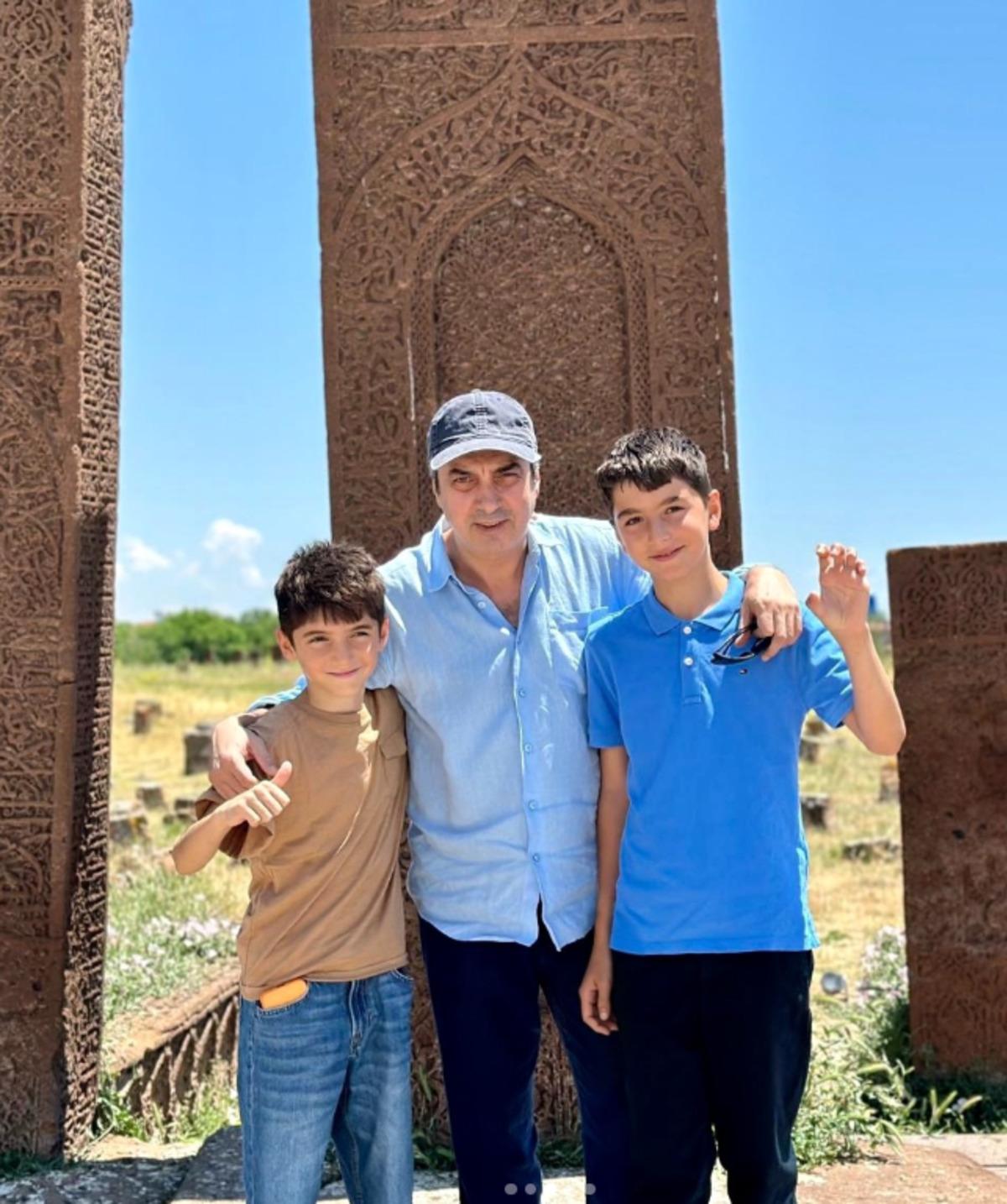 Kurtlar Vadisi nin Polat ı Necati Şaşmaz oğullarını paylaştı! "Kocaman olmuşlar" 3