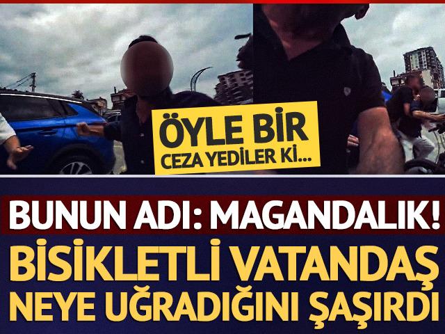 Uyarmak istedi darbedildi! Rize'deki trafik magandalarına ceza yağdı...