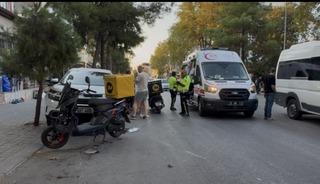 Yasaklı kavşaktan d&ouml;n&uuml;ş yapmak isterken kazaya neden oldu