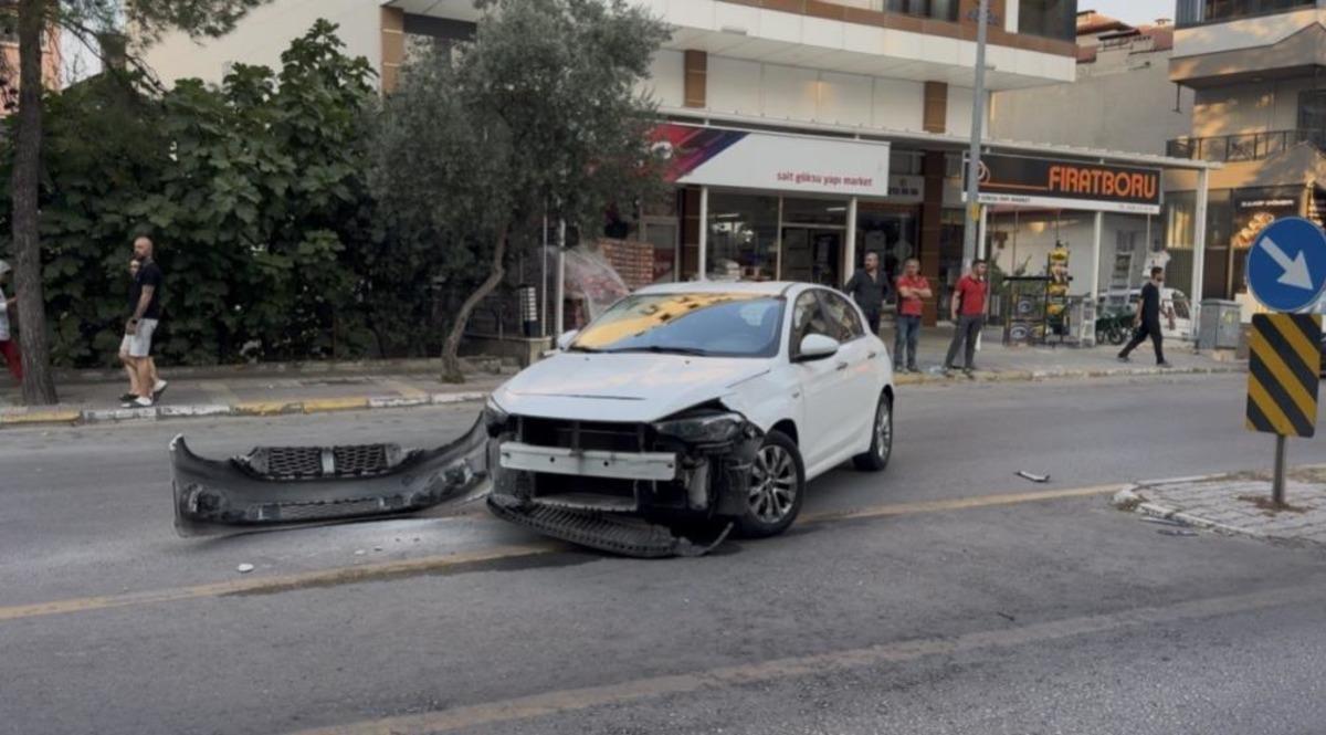Yasaklı kavşaktan dönüş yapmak isterken kazaya neden oldu 1