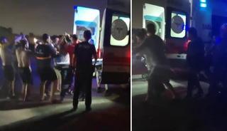 Denizde boğulma tehlikesi ge&ccedil;iren şahıs hastaneye kaldırıldı