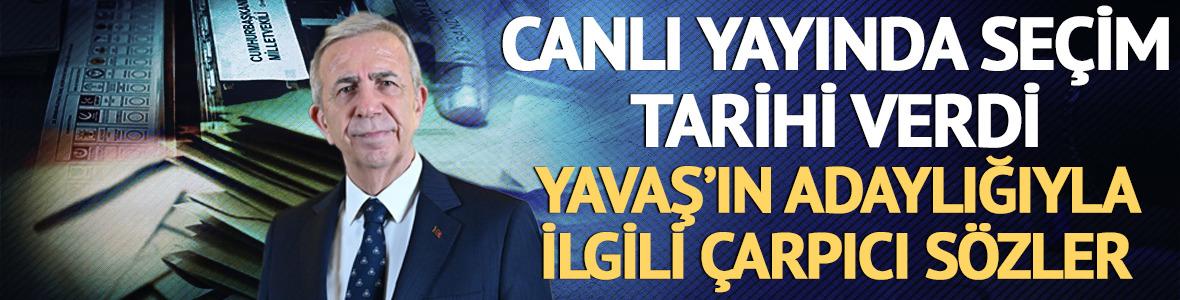 Şamil Tayyar, se&ccedil;im takvimi i&ccedil;in tarih verdi! Yavaş'ın adaylığı ile ilgili &ccedil;arpıcı değerlendirme