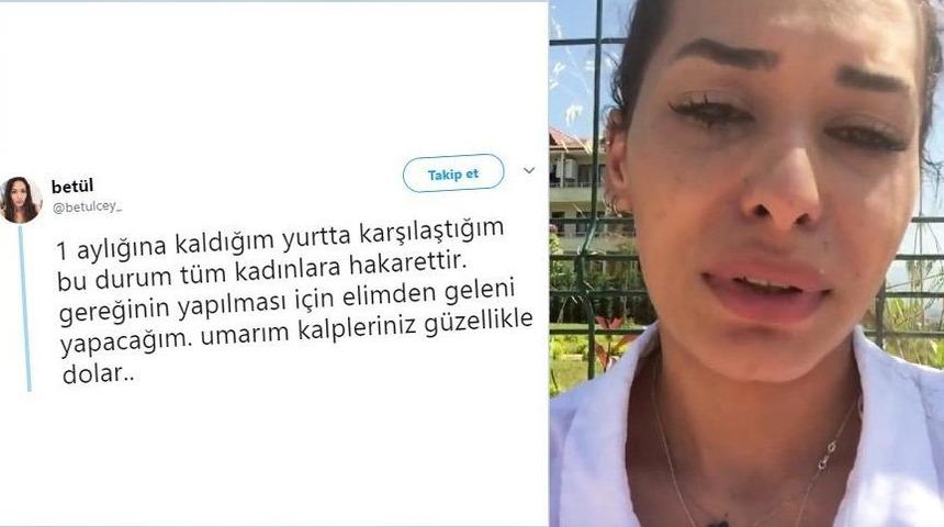 Sakarya'daki KYK yurdunda 'şort' skandalı! Genç kız sosyal medyadan paylaştı