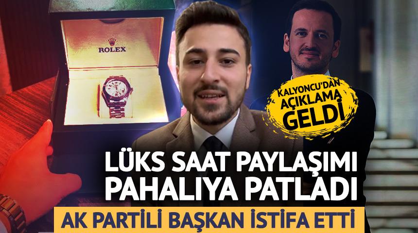 L&uuml;ks saat paylaşımı AK Partili başkana pahalıya patladı